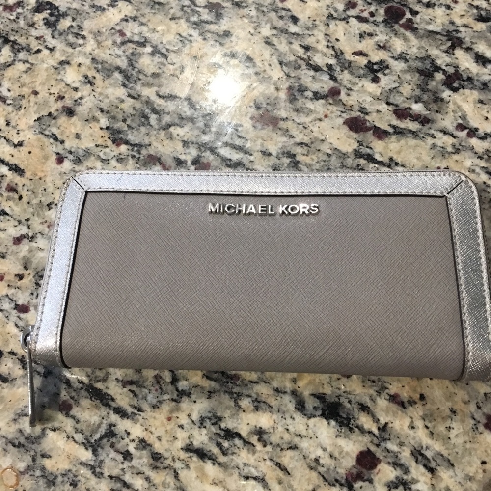 Grey Michael Kors wallet
